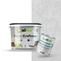 Beton architektoniczny do wnętrz 9 kg w zestawie na 5 m²
