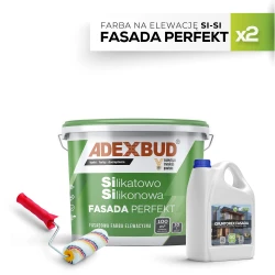 Zestaw 2x Fasada Perfekt SiSi 10 L na 100 m² z gruntem