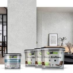 Dekoracyjny beton kraftowy do wnętrz w zestawie EKSPERTA na 30 m²