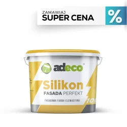 Promocja na białą farbę silikonową na elewację Fasada Perfekt 10 L