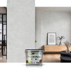 Promocja! Beton do wnętrz: Creamy Latte, Platyna i Black na 10 m²